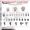 Service Caster 4'' Nylon Swivel 7/8'' Expanding Stem Caster Set 2 Total Lock Brakes, 4PK SCC-EXTTL20S414-NYS-2-S-2-78 - alternate 5